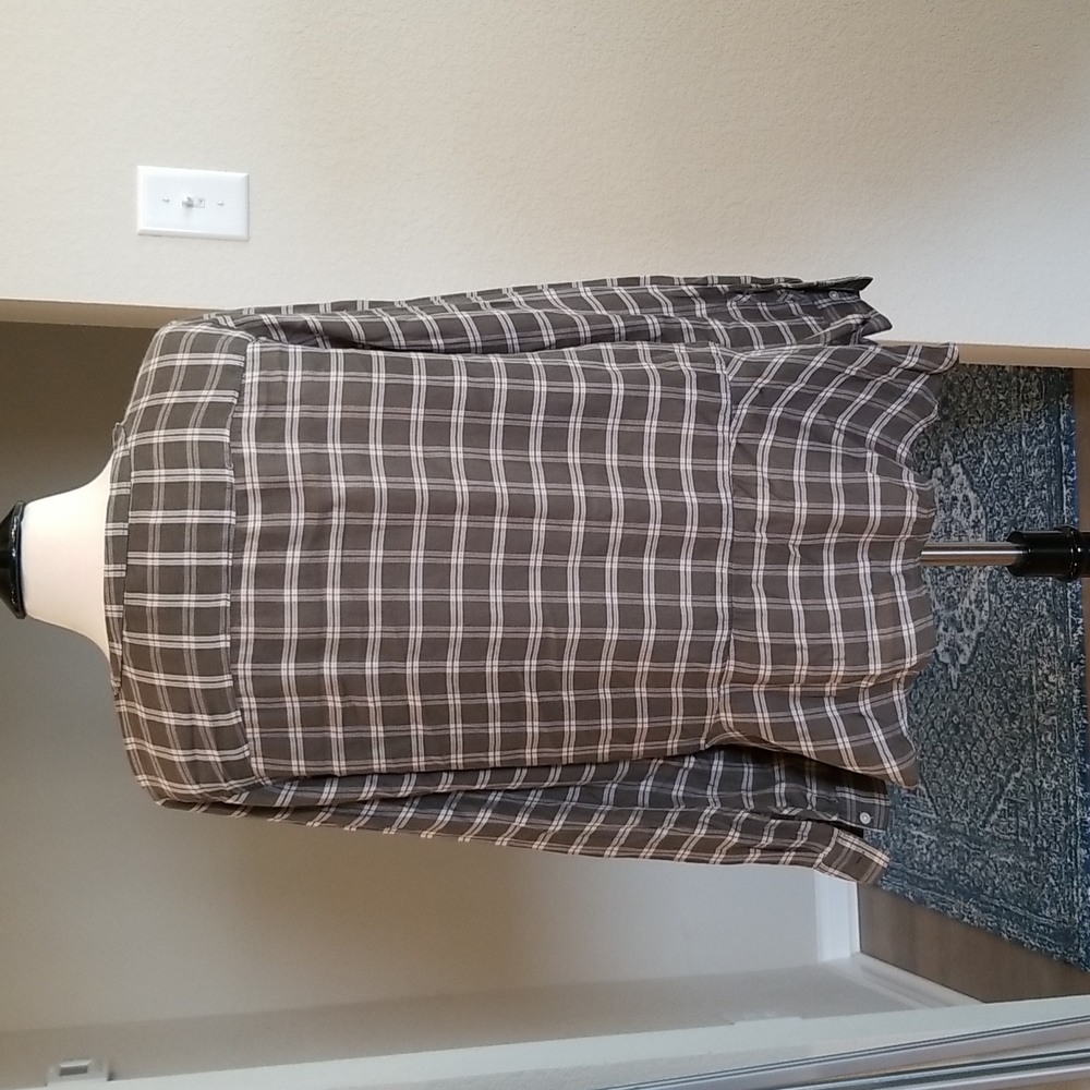 2/$20 - Loft Plaid Blouse - Picture 3 of 6
